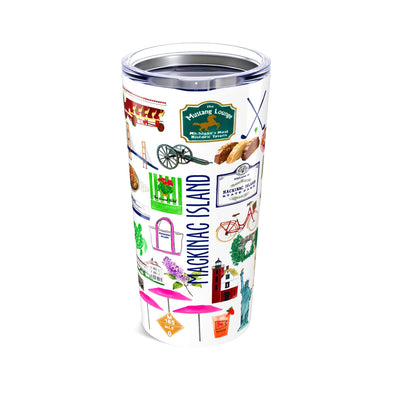 Iconic Mackinac Island watercolor 20 ounce Stainless Steel Hot/Cold Cup