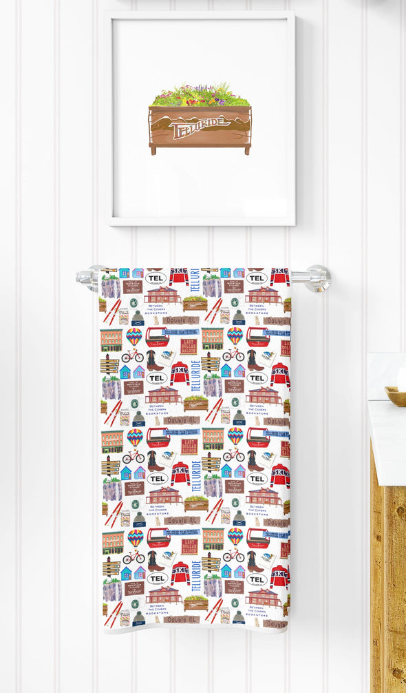 Iconic Telluride, Colorado towel