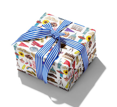 Iconic Kansas Watercolor Gift Wrap