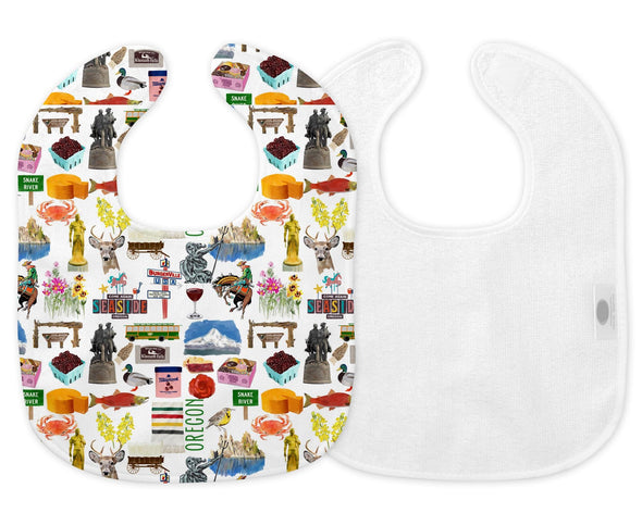 Iconic Oregon Baby Bib