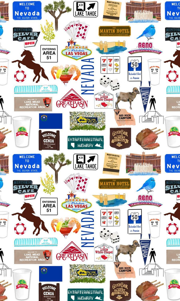 Iconic Nevada Hot/Cold Paper Party Cups - 3 sizes - Set of 12