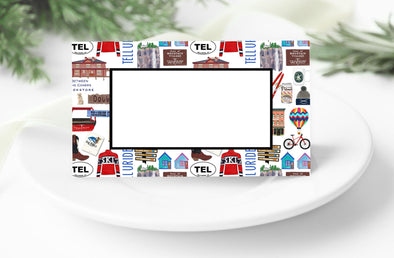 Iconic Telluride, Colorado Watercolor Place Cards