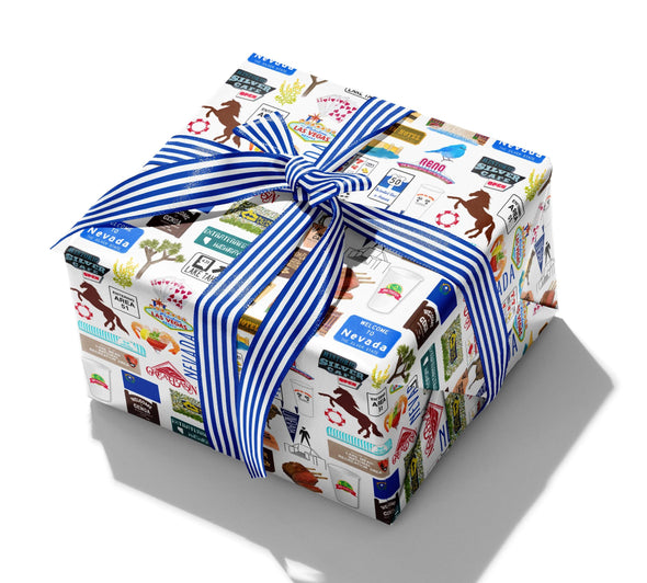 Iconic Nevada Watercolor Gift Wrap