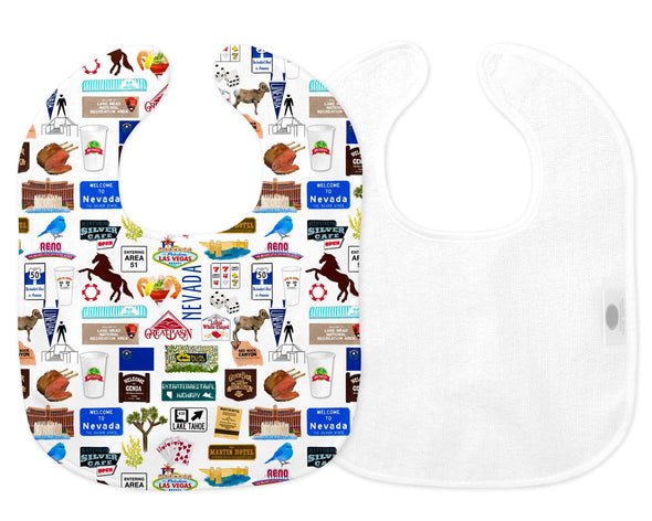Iconic Nevada Baby Bib