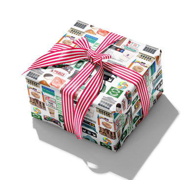Iconic Brooklyn, NY Watercolor Gift Wrap