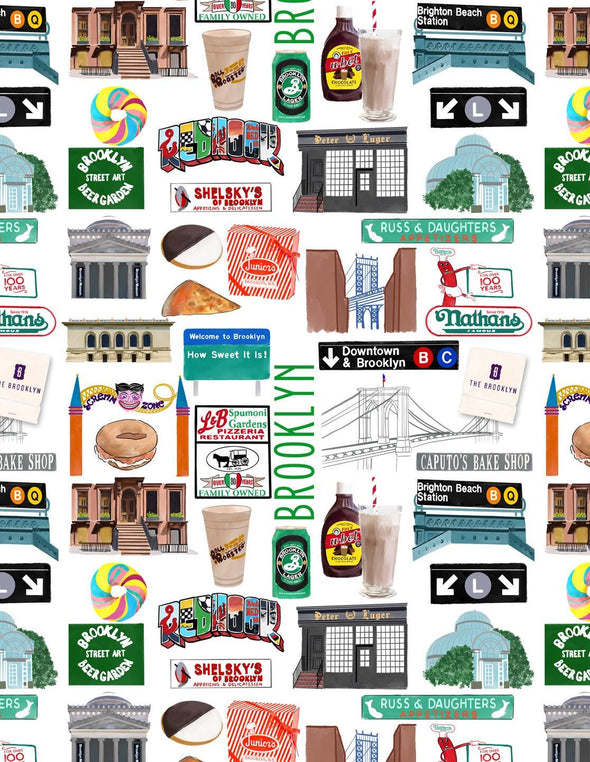 Iconic Brooklyn, NY towel