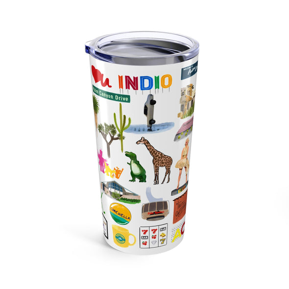 Iconic Palm Springs watercolor 20 ounce Stainless Steel Hot/Cold Cup