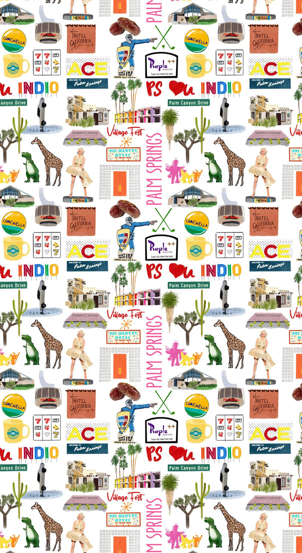 Iconic Palm Springs towel