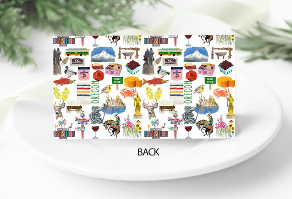 Iconic Oregon Watercolor Place Cards