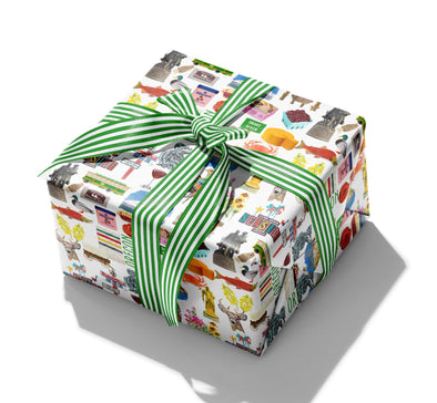 Iconic Oregon Watercolor Gift Wrap