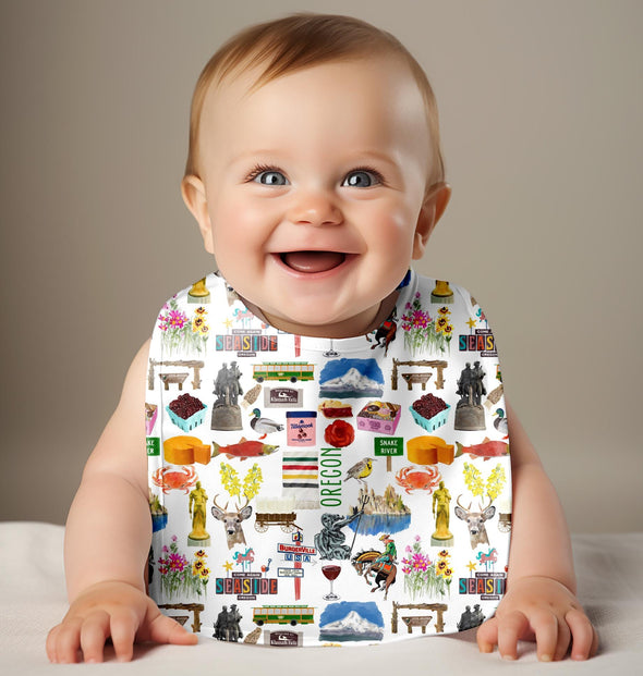 Iconic Oregon Baby Bib