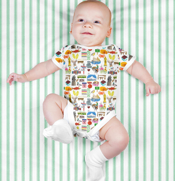 Iconic Oregon Baby  Bodysuit