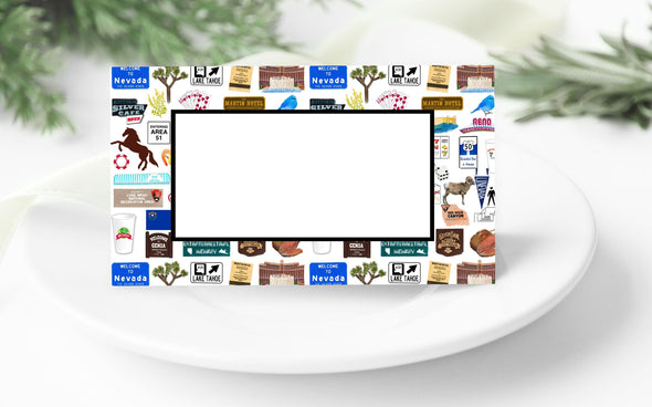 Iconic Nevada Watercolor Place Cards