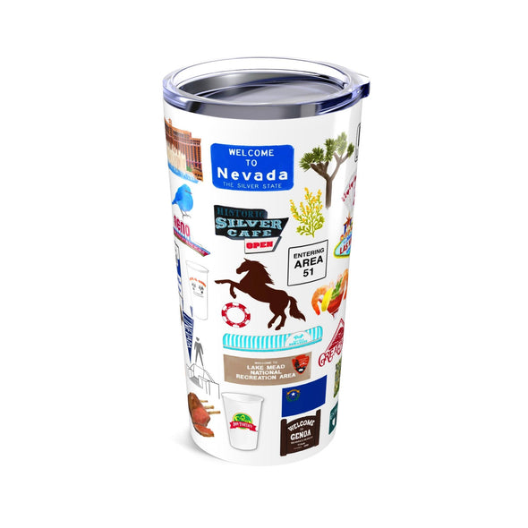 Iconic Nevada watercolor 20 ounce Stainless Steel Hot/Cold Cup