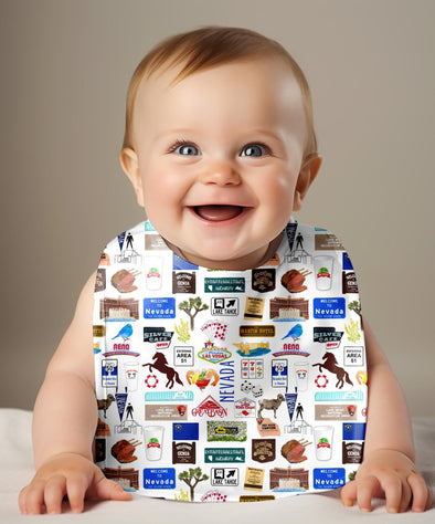 Iconic Nevada Baby Bib
