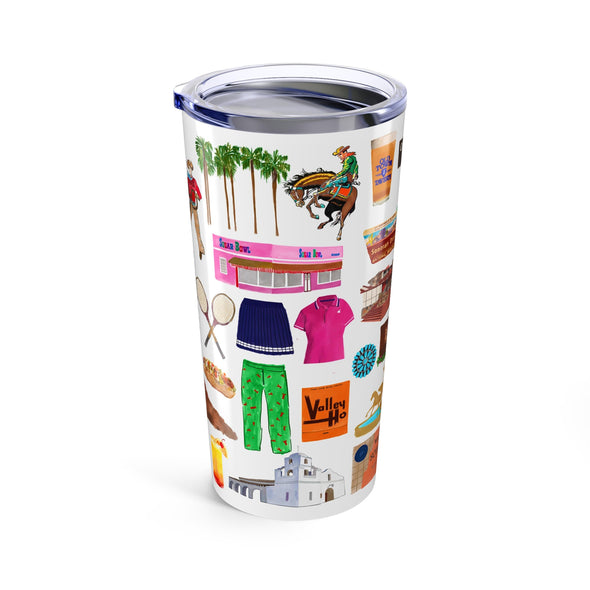 Iconic Scottsdale, Arizona watercolor 20 ounce Stainless Steel Hot/Cold Cup