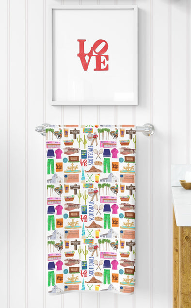 Iconic Scottsdale, Arizona towel