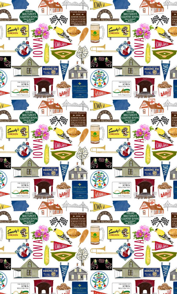 8 oz Iconic Iowa Ice Cream, Soup, Favor Cup - Set of 12