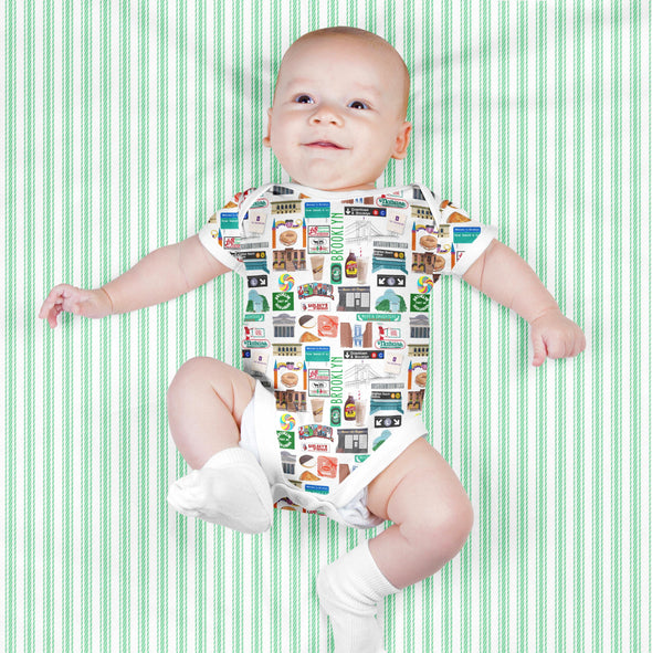 Iconic Brooklyn, NY Baby  Bodysuit