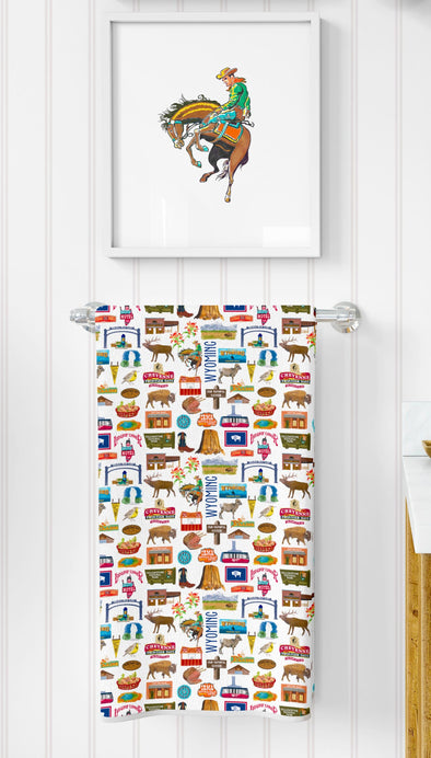 Iconic Wyoming towel