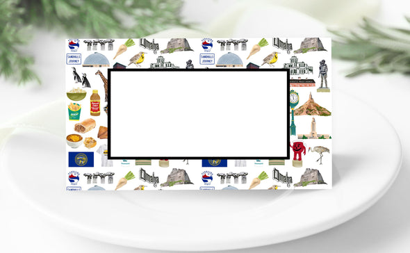 Iconic Nebraska Watercolor Place Cards