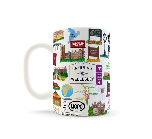 Wellesley, Massachusetts Ceramic Mug