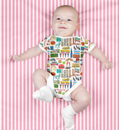 Iconic Chicago Baby  Bodysuit