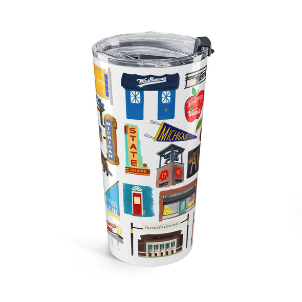 Ann Arbor, Michigan 20 ounce Stainless Steel Hot/Cold Cup