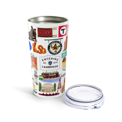 Cambridge, Massachusetts 20 oz. Stainless Tumbler