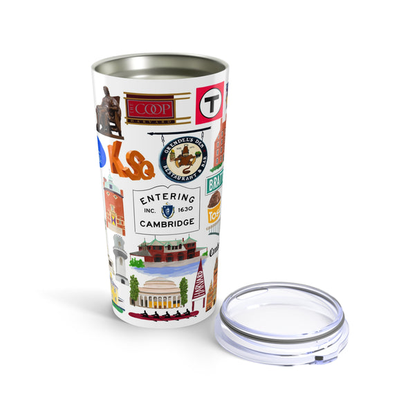 Cambridge, Massachusetts 20 oz. Stainless Tumbler