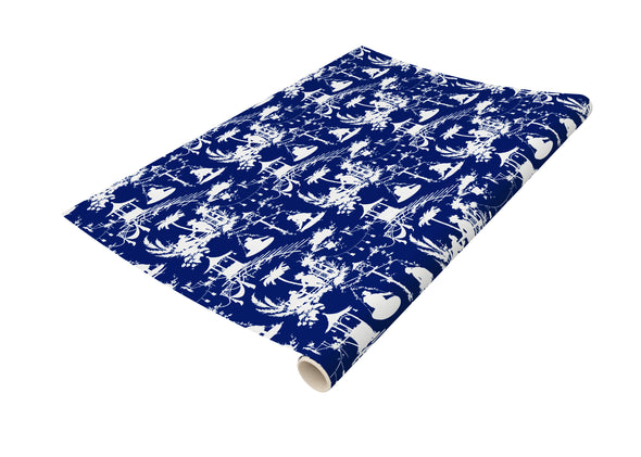 Blue Chinoiserie Gift Wrap