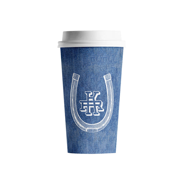 Denim Hot/Cold Cups - 3 available sizes - set of 12
