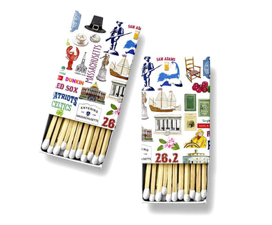Iconic Massachusetts Matches - 2 sizes