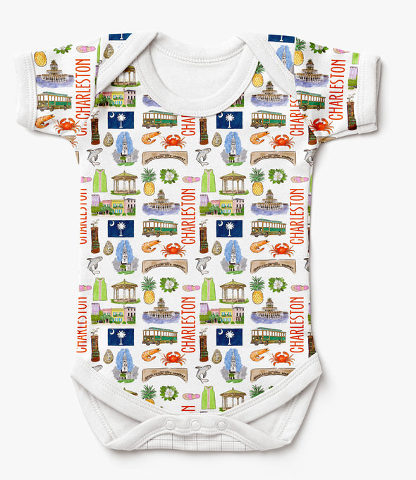 Iconic Charleston Baby Onesie Bodysuit