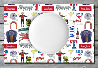 Iconic Dallas Disposable Paper Placemats