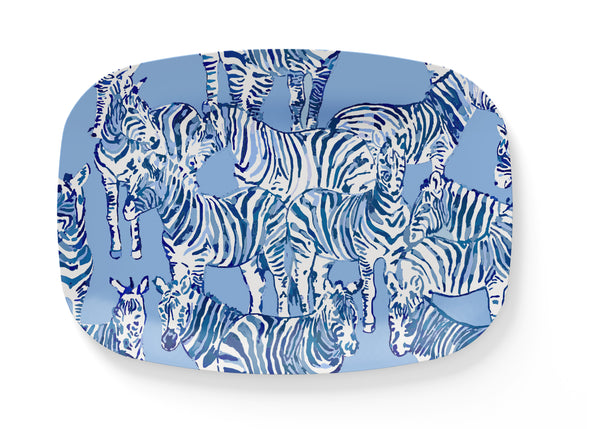 Blue Zebra Thermosaf Platter