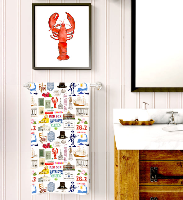 Lobster watercolor art print (unframed)