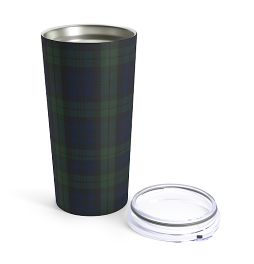 Blackwatch Tartan Plaid 20 ounce Stainless Steel Tumbler