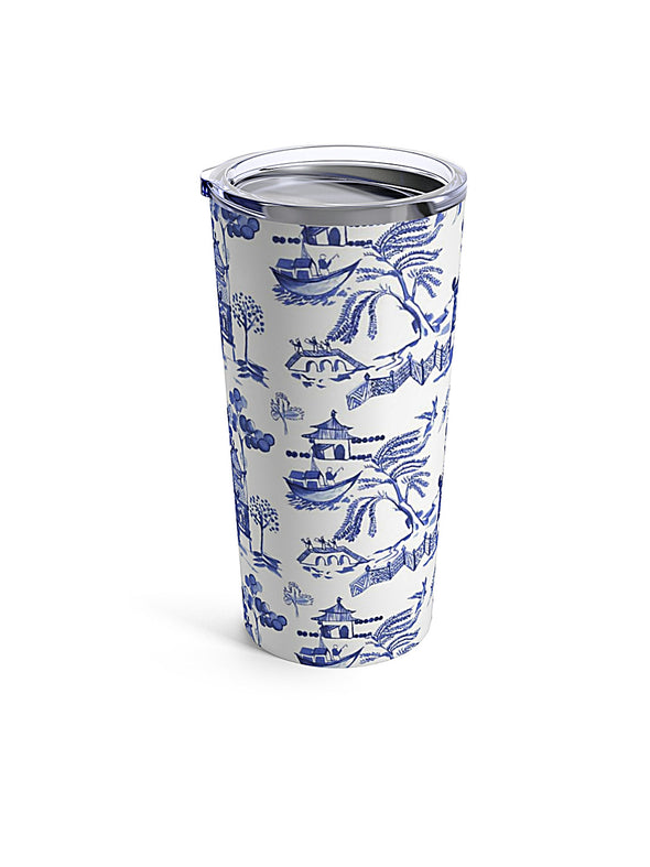 Blue Willow 20 ounce Stainless Steel Hot/Cold Cup