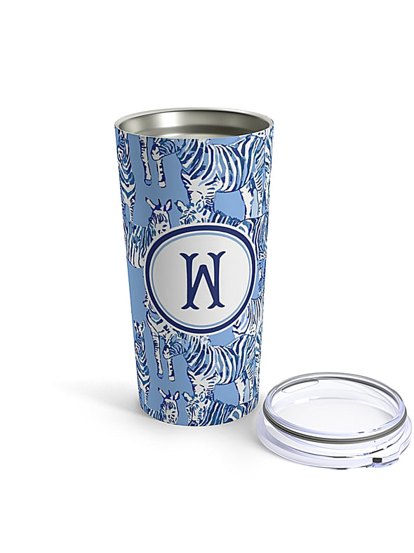 Blue Zebra 20 ounce Stainless Steel Tumbler