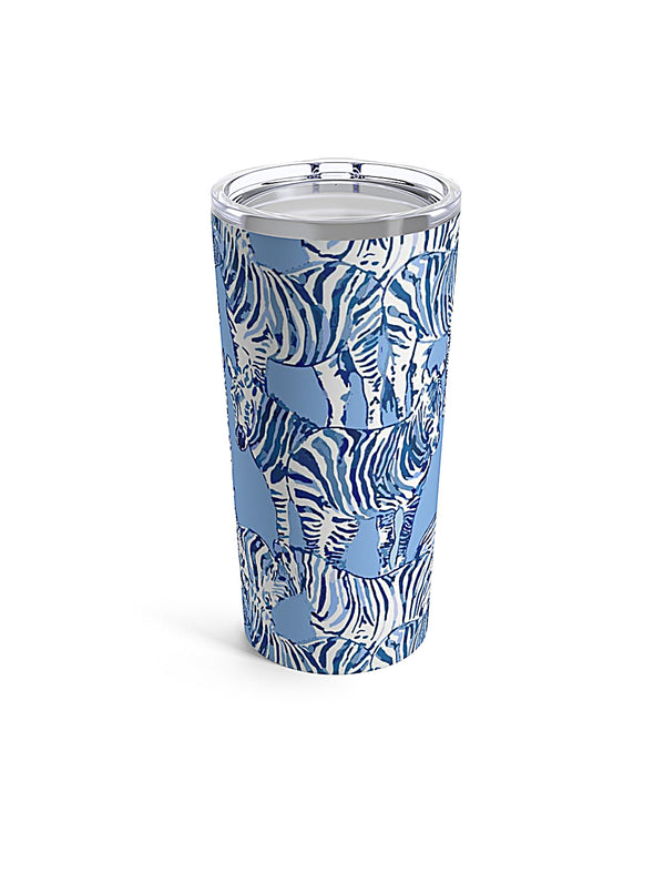 Blue Zebra 20 ounce Stainless Steel Tumbler